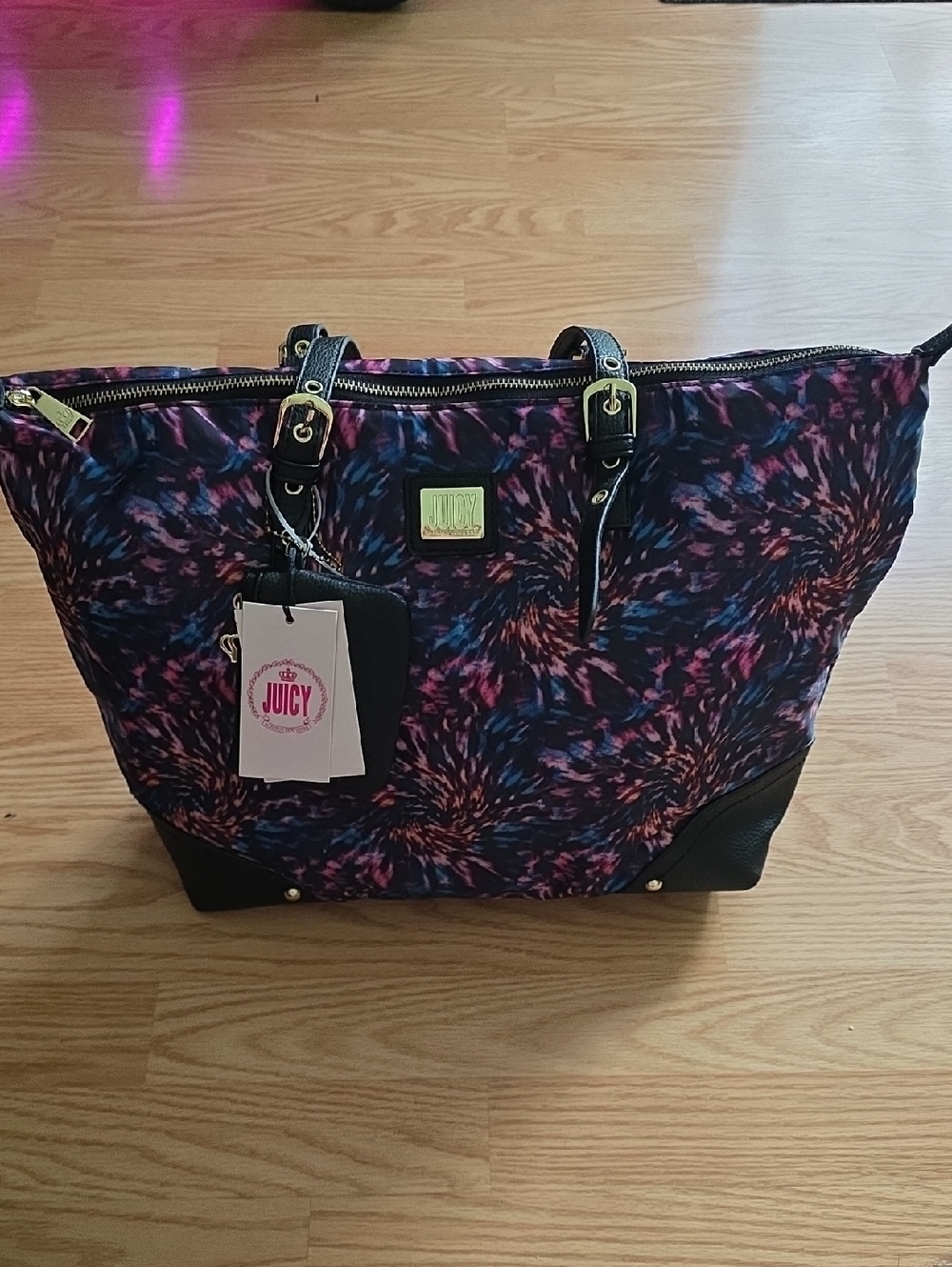 Juicy Couture Tie Dye Swirl Tote